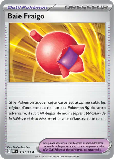 Baie Fraigo 111/131 – Reverse – Série Évolutions Prismatiques – Mint