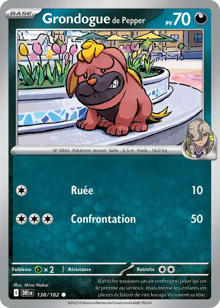 Grondogue de Pepper 138/182 – Reverse – Série Rivalités Destinées – Mint