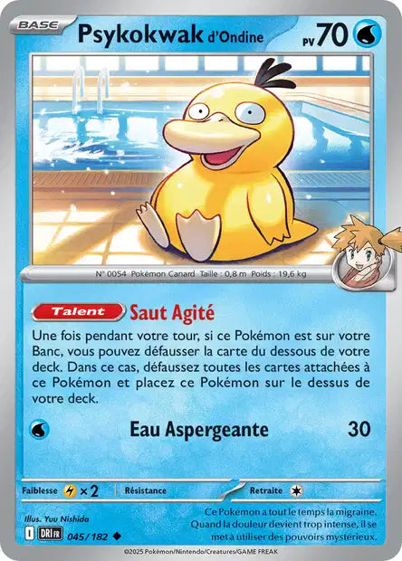 Psykokwak d’Ondine 45/182 – Reverse – Série Rivalités Destinées – Mint