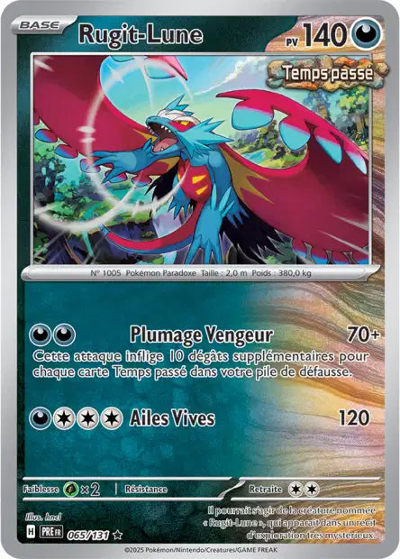 Rugit-Lune 65/131 – Holographique – Série Évolutions Prismatiques – Mint