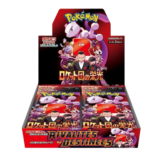 Display Box Pokémon The Glory of Team Rocket – Booster Box Japonaise Officielle (30 Boosters)