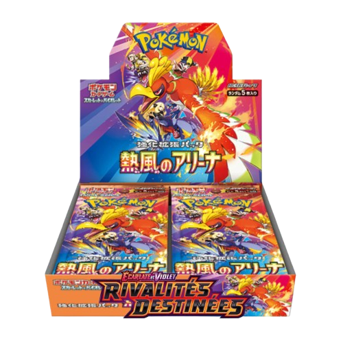 Display Box Pokémon Heatwave Arena – Booster Box Japonaise Officielle (30 Boosters)