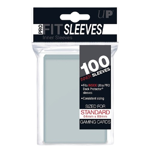 Bustine Ultra Pro Fit – Protezione interna per carte TCG (64x89 mm)